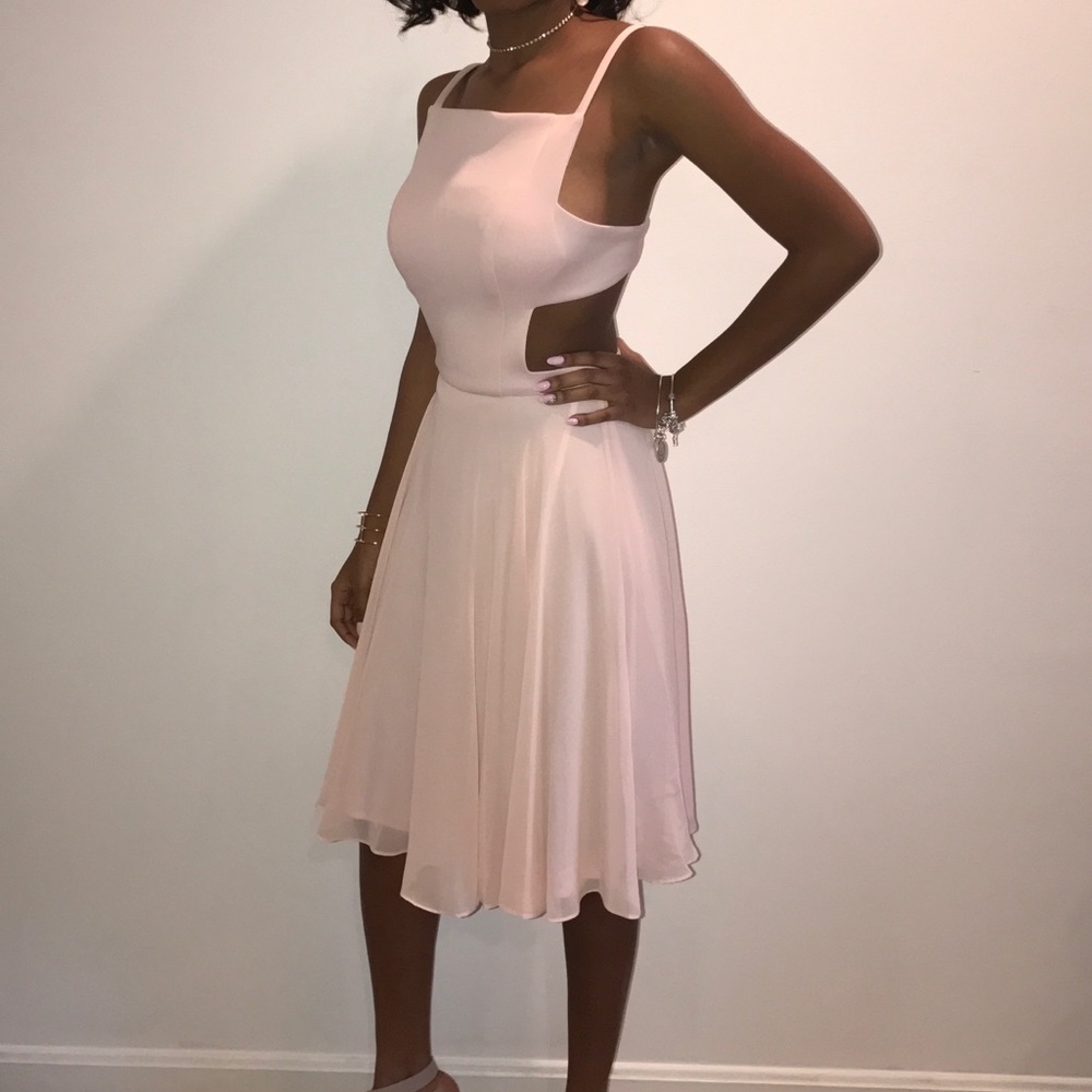 Blush pink dress